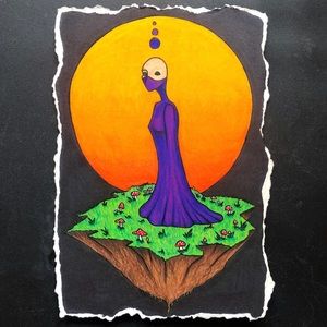 “Fairy Circle Isolation” Moon Spirit Art Print